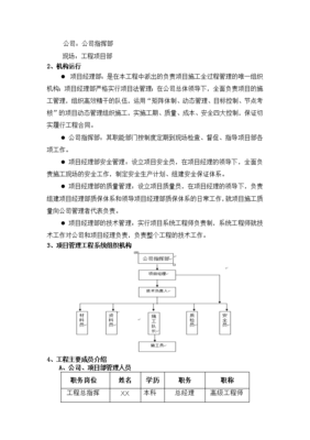 医院施工组织设计,医院施工组织设计内容